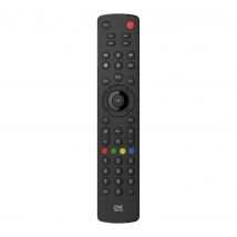 ONE FOR ALL URC1240 Contour 4 Devices Universal Remote Control, Black