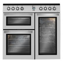 FLAVEL MLN9CRS 90 cm Electric Range Cooker - Silver, Silver/Grey