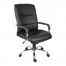 Teknik Kendal 6901BLK Faux-leather Reclining Executive Chair - Black