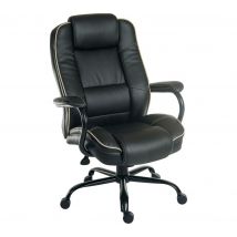 Teknik Goliath Duo Bonded Leather Reclining Executive Chair - Black