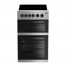 BEKO KDC5422AS 50 cm Electric Ceramic Cooker - Silver, Silver/Grey