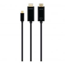 SANDSTROM Black Series USB Type-C to HDMI Cable - 1 m, Black
