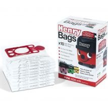 NUMATIC Genuine Henry Dust Bags - Pack of 10