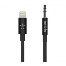 BELKIN Lightning to 3.5 mm Audio Cable - 0.9 m, Black
