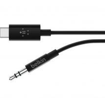 BELKIN F7U079bt03-BLK USB-C to 3.5 mm Audio Cable - 0.9 m, Black