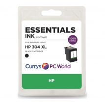 ESSENTIALS HP 304 XL Black Ink Cartridge, Black