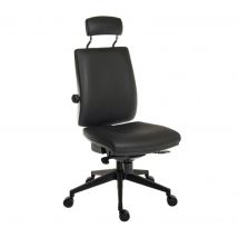 TEKNIK Ergo Plus Ultra HR Faux-Leather Operator Chair - Leather Look