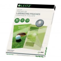 LEITZ iLAM 80 Micron A4 Laminating Pouches - 100 Pack