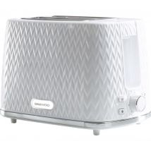 DAEWOO Argyle Collection SDA1781 2-Slice Toaster - White