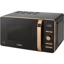 TOWER T24021 Solo Microwave - Black & Rose Gold, Pink,Black,Gold