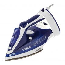 TOWER CeraGlide T22008BLU Cordless Steam Iron - Blue
