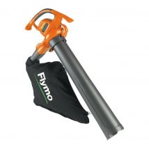FLYMO PowerVac 3000 Garden Vacuum and Leaf Blower - Orange & Grey