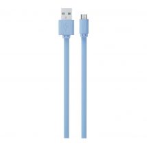VOLKANO Slim Series CAB343-BBL USB to Micro USB Cable - 1 m