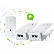 DEVOLO Magic 2 WiFi Next Powerline Whole Home Kit - Triple Pack, White