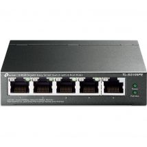 TP-LINK TL-SG105PE Easy Smart Managed Network Switch - 5 port, Silver/Grey