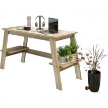 TEKNIK Baylor Trestle Desk - Sonoma Oak