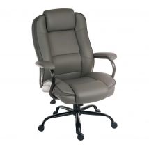 TEKNIK Goliath Duo Leather Reclining Executive Chair - Grey