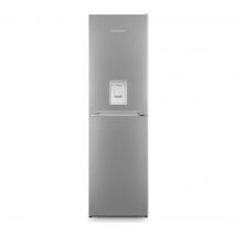 MONTPELLIER MFF185DX 50/50 Fridge Freezer - Inox, Silver/Grey