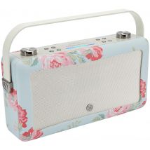 VQ Hepburn Voice Portable Wireless Speaker with Amazon Alexa - Cath Kidston Antique Rose, Blue,Pink,White,Patterned