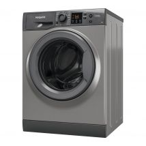 HOTPOINT NSWR 743U GK UK N 7 kg 1400 Spin Washing Machine - Graphite, Silver/Grey