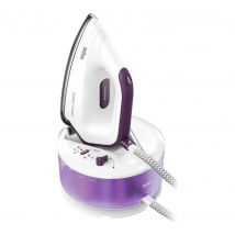 BRAUN CareStyle Compact IS2144.VI Steam Generator Iron - White & Purple, Purple,White