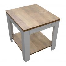 AVF Whitesands FT50WSSG Side Table - Wood & Grey