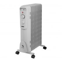 ZANUSSI ZOFR5004 Portable Oil-Filled Radiator - Light Grey, Silver/Grey