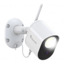 TOUCAN TSLC10WU-ML Full HD 1080p WiFi Security Light Camera, White