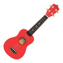 ENCORE EUK10RD Acoustic Ukulele - Red, Red