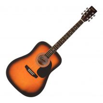 ENCORE EW100SB Acoustic Guitar - Sunburst, Brown,Orange