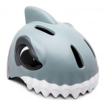 CRAZY SAFETY Shark Bicycle Helmet - Grey