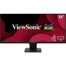 VIEWSONIC VA3456-MHDJ Wide Quad HD 34" IPS LCD Monitor - Black, Black
