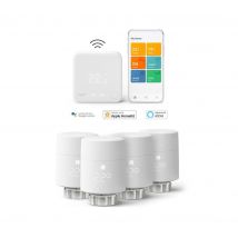 Tado Wireless Smart Thermostat Starter Kit & Radiator Add-on Bundle - Pack of 4, White