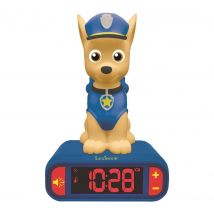 LEXIBOOK RL800PA Nightlight Alarm Clock - Paw Patrol, Brown,Blue