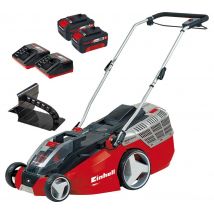 EINHELL GE-CM 43 Li M Cordless Rotary Lawn Mower - Red & Black