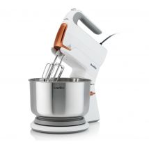 BREVILLE HeatSoft 2 in 1 VFM029 Stand Mixer - White & Stainless Steel, Stainless Steel