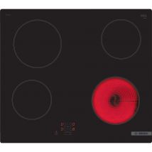 BOSCH Series 2 PKE61RAA8B 59 cm Electric Ceramic Hob - Black, Black