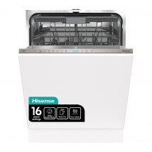 HISENSE HV643D60UK Full-size Fully Integrated Dishwasher, White