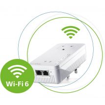 DEVOLO Magic 2 8813 WiFi 6 Powerline Add-on Adapter - Single Unit, White