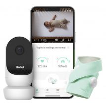 OWLET Baby Monitor Duo Smart Sock 3 & Cam 2 Bundle - Mint