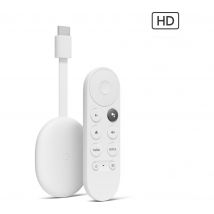 GOOGLE Chromecast HD with Google TV - Snow, White