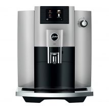 JURA E6 Bean to Cup Coffee Machine - Platinum, Silver/Grey