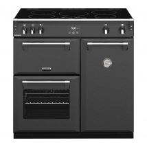 STOVES Richmond S900Ei 90 cm Electric Induction Range Cooker - Anthracite & Chrome, Black