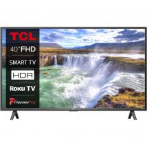 40" TCL 40RS530K Roku  Smart Full HD HDR LED TV, Black