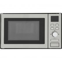MONTPELLIER MWBi17-300 Built-in Compact Solo Microwave - Stainless Steel, Stainless Steel