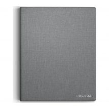 REMARKABLE Polymer Weave Book Folio Case - Grey, Silver/Grey