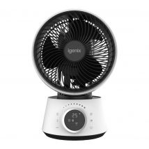 IGENIX IGFD4009W Portable Turbo Fan - White, White