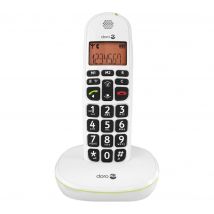 DORO PhoneEasy 100w Cordless Phone - White, White