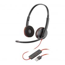 POLY Blackwire 3220 Headset - Black, Black