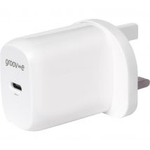 GROOV-E GVMA107WE 20 W USB Type-C Charger, White